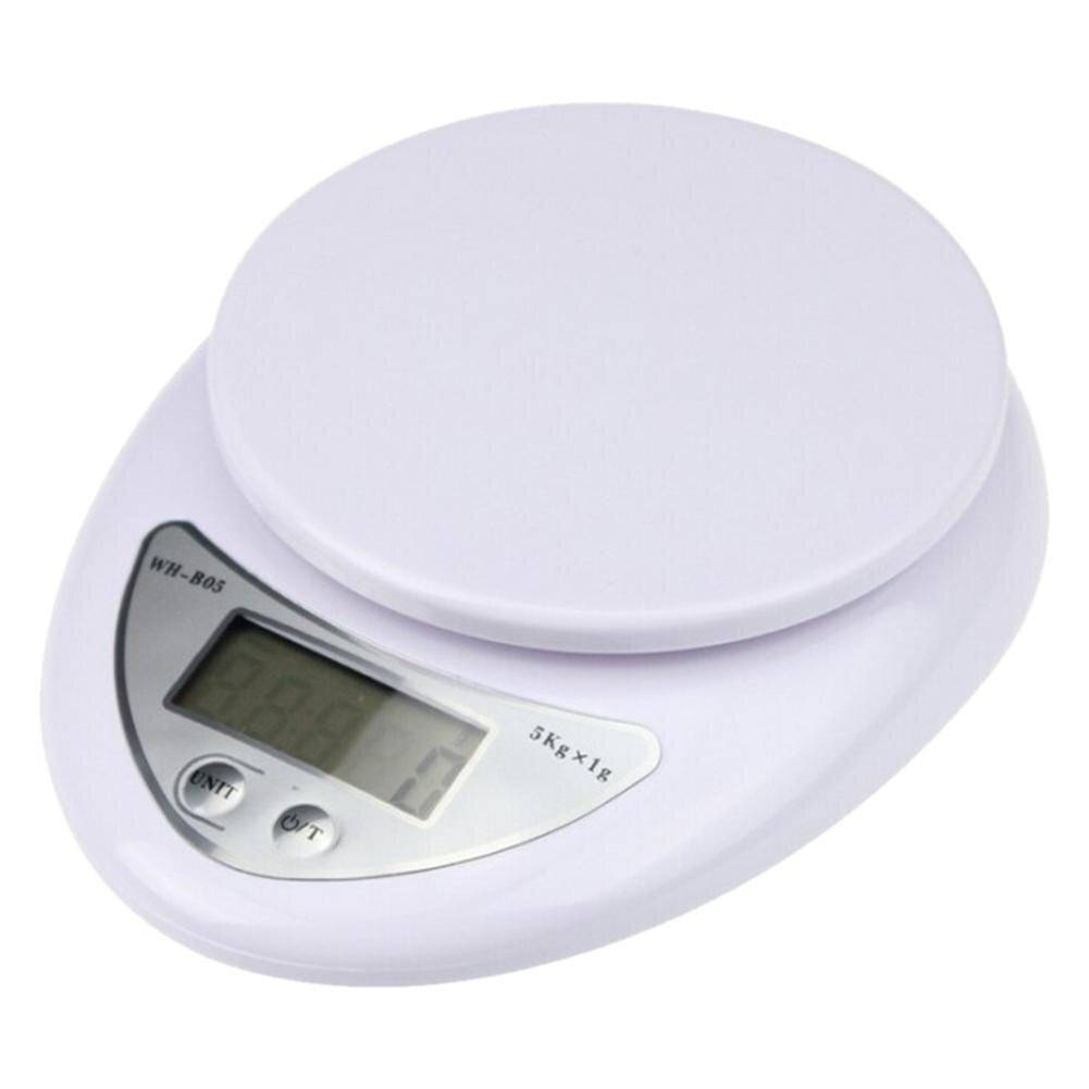 5kg/ 1g Precise Kitchen Digital LED Electronic Scale Food Weight Measuring Tool Kitchen Fruit Vegetable Scale Electronic No Bowl: Default Title