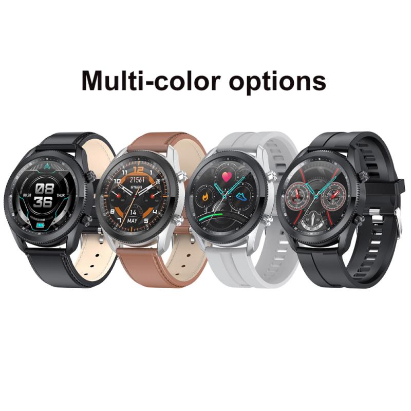 Smartwatch Mannen Full Touch Multi-Sport Modus Met L61 Smart Horloge Vrouwen Fitness Hartslagmeter Bluetooth Oproep Voor ios Android