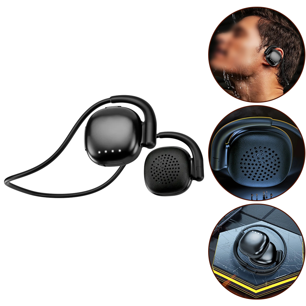 Sport Draadloze Oorhaak Ruisonderdrukking Luchtgeleiding Hoofdtelefoon Draadloze Oortelefoon Tws Bluetooth 5.3 Hoofdtelefoon