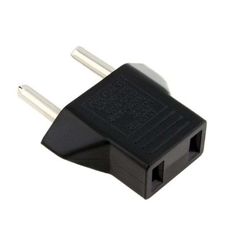 Adaptateur de prise électrique de voyage, prise de courant UK CN US à EU Euro européenne, 2 broches, cordon d'alimentation, prise de courant, 1 pièce