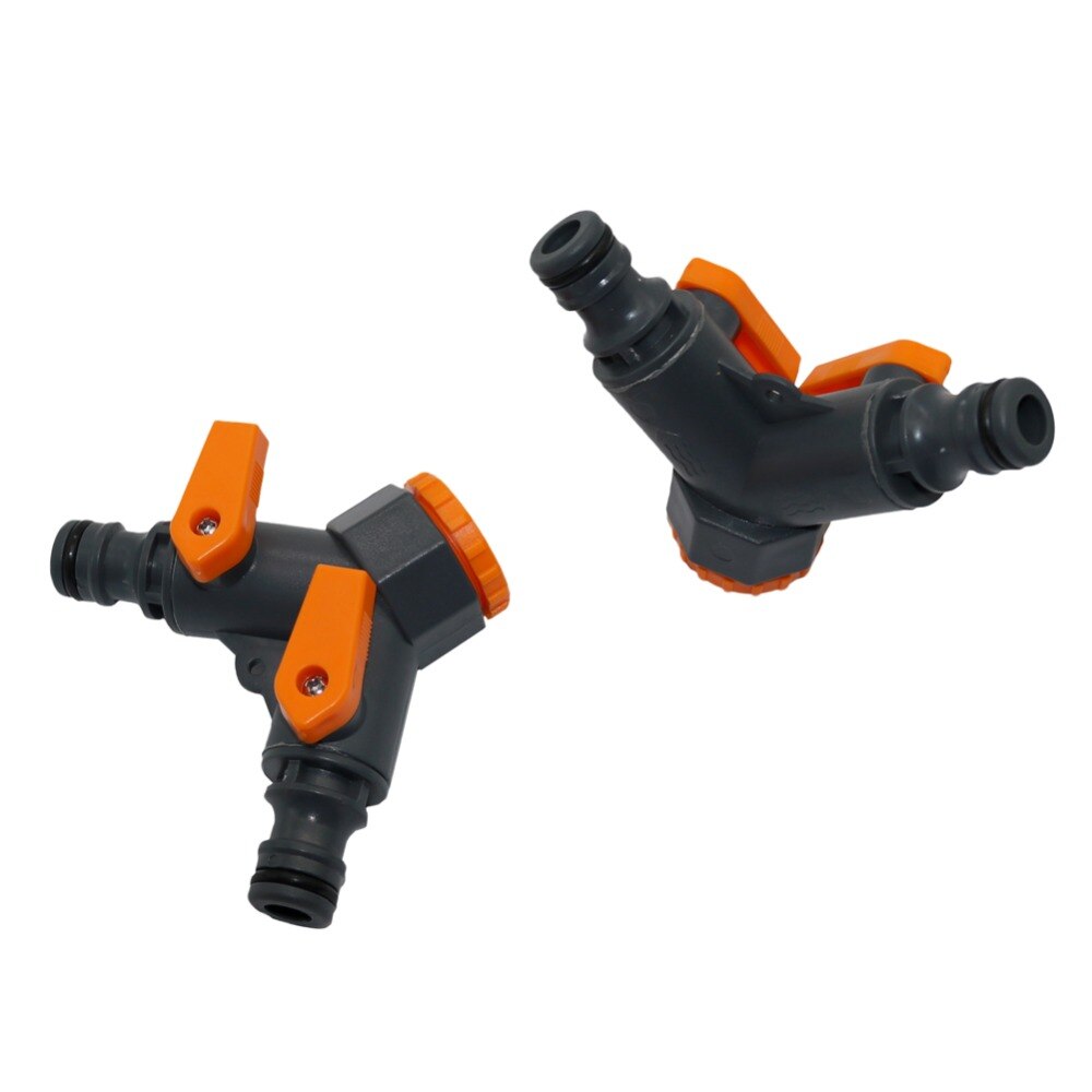 1/2 tommer  til 3/4 tommer y shuntadapter ventil hageslange splitter koblinger kranbryter vanning landbruk rørkobling 1pc
