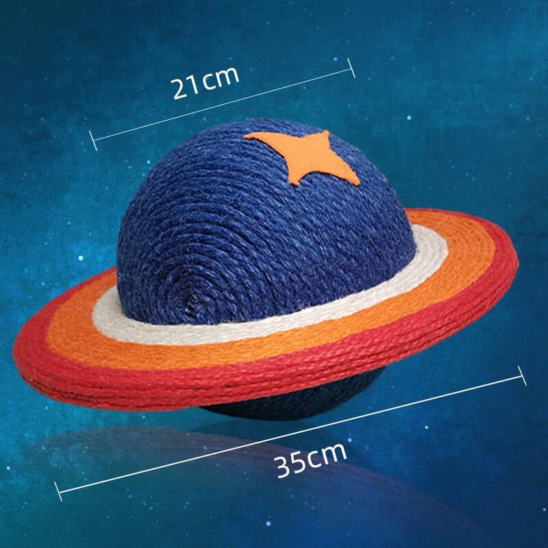 Cat Scratching Board Red Watermelon Shaped Sisal Cat Scratching Mat: G