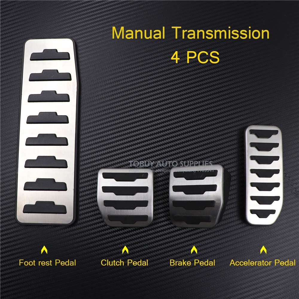 TTCR-II Decorate Accessory For Land Range Rover Evoque/Discovery Sport Automatic/Manual Gas Footrest Modified Pedal Pad Styling: MT 4pcs