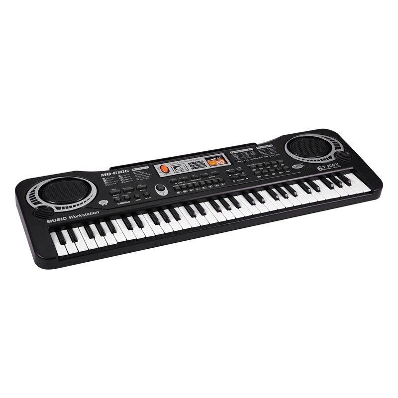 MQ 61 Keys Digital Music Electronic Keyboard Key Board Electric Piano Children Eu Plug