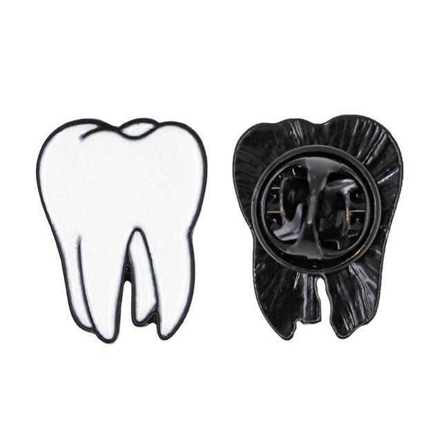 Broche en forma de diente, adornos de clínica Dental y clínica, de actividades, accesorios de mochila de disfraz de dentista: 1pcs G