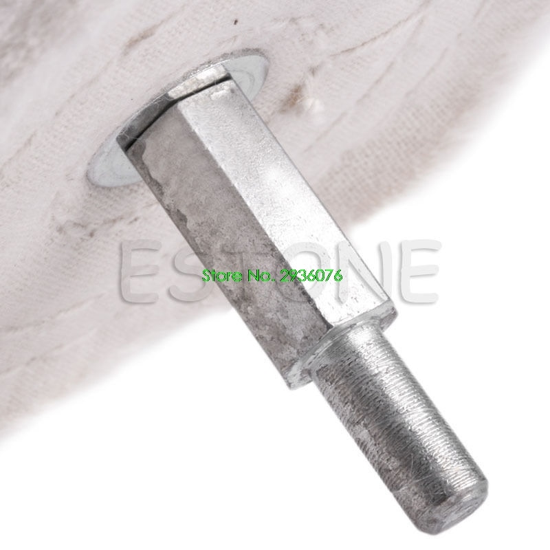 1/4'' Shank 3'' Cloth Polishing Mop Wheel Power Battery Drill Buffing Grinder Support