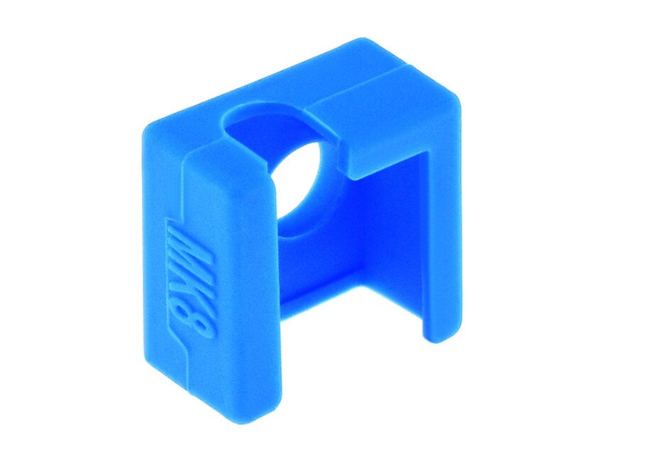 3D printer accessories MK7/8/9 print head heating aluminum block silicone sleeve High temperature resistance up to 280 °C blue