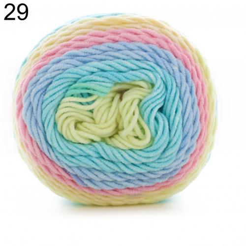 193m/1Roll Colorful Woolen Yarn Cotton Knitting Yarn Crochet Yarn for Knitting Wool Yarn DIY Sweater Scarf Hand Knitting Yarns: 29