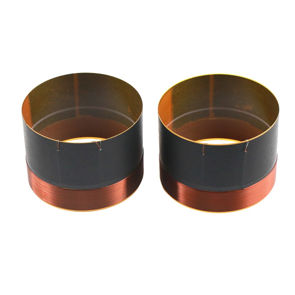 Ghxamp 75.5mm woofer schwingspule glasfaser reinem kupferdraht zwei schichten 75.5mm bühne lautsprecher bass schwingspule zubehör 2pc