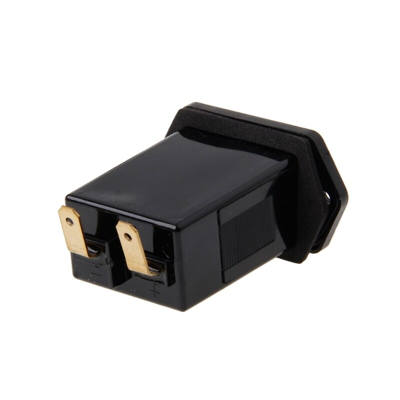 Contador De Horas Digital DC10 - 80V, 12V, 24V, 3W - Para Motores, Generadores - Plástico Negro