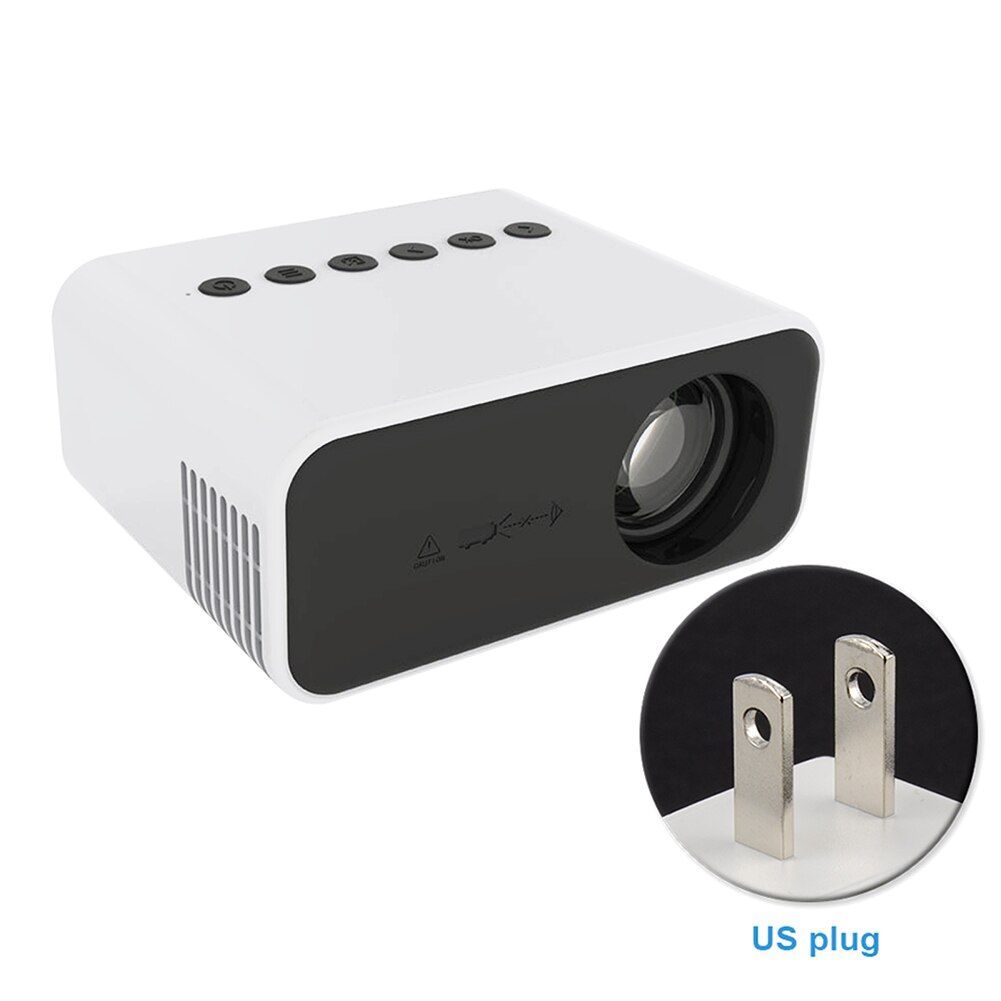 Theater Draagbare Usb Ondersteuning Mobiele Telefoon Abs Mini Projector Met Led Licht Audio Av Android Home Media Video Player Wifi