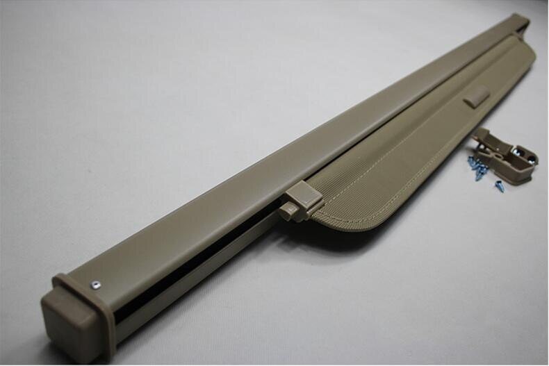 Rear Cargo Cover For KIA Soul Partition Curtain Screen Shade Trunk Security Shield: Beige