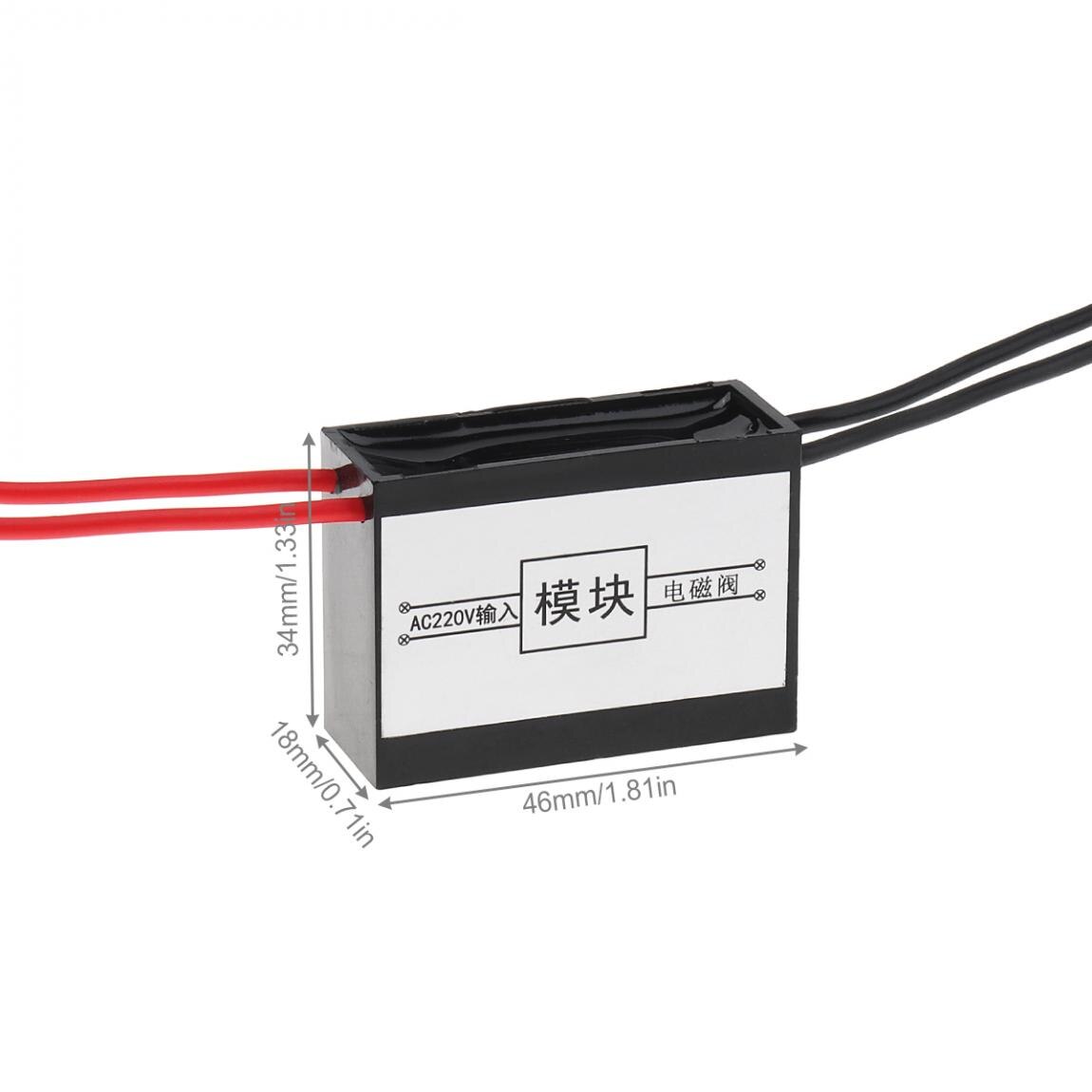 Válvula Solenoide Módulo de ahorro de energía 4 cables AC220V DC24V DC12V 24h trabajo de energía de largo tiempo sin piezas de válvula de calor