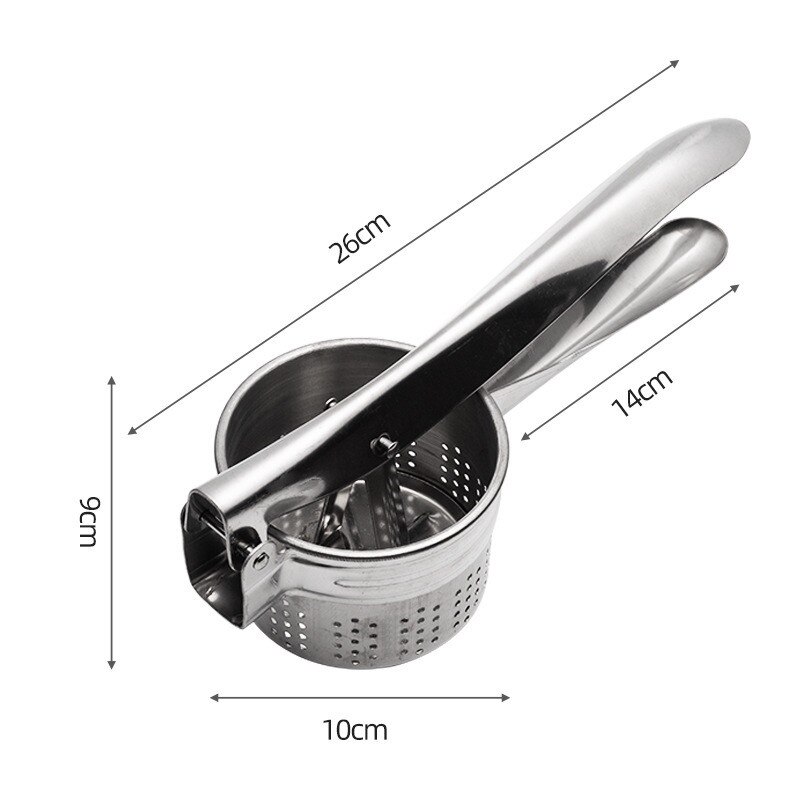 Multifunctional Stainless Steel Lemon Orange Squeezer Juicer Press Squeeze Vegetable juice Tools Mashed Potato Press Tools: Default Title