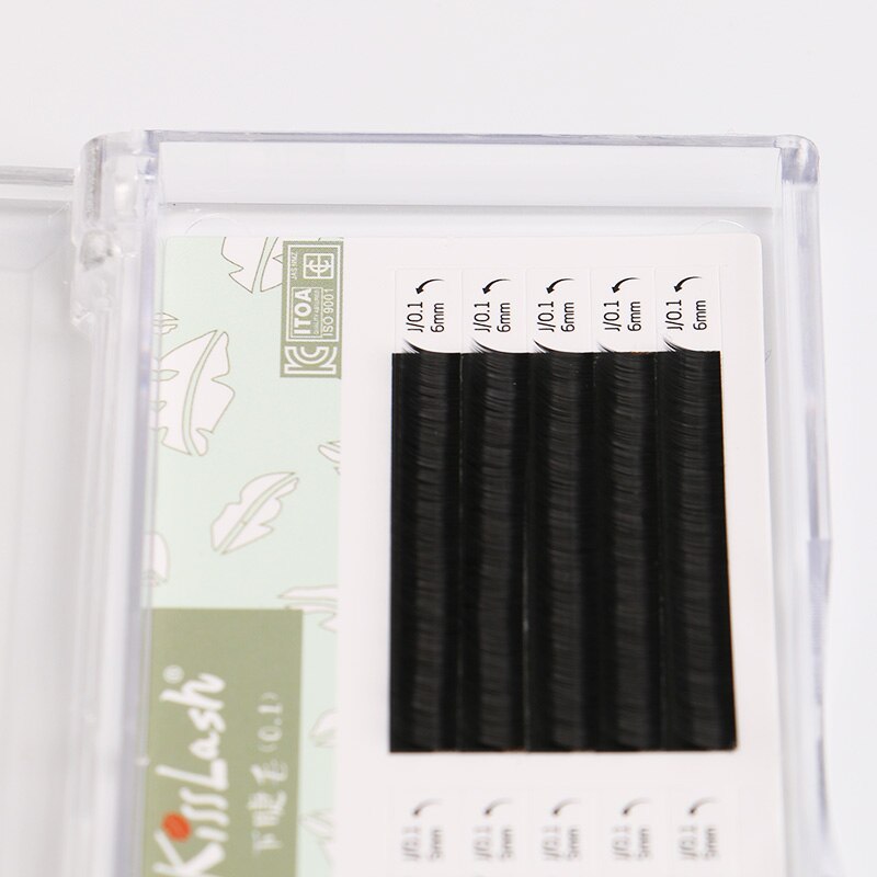 0.1 Thickness eyelash Extension J Curl 5mm 6mm Eyebrow Eyelash Extension Lashes Bottom lashes under eye lash