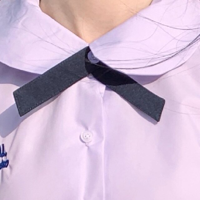 Uniforme de Escuela Japonesa para mujer, traje de Sailor, Falda plisada de cintura alta, Jk, traje informal de manga corta con lazo: Color3 / XL