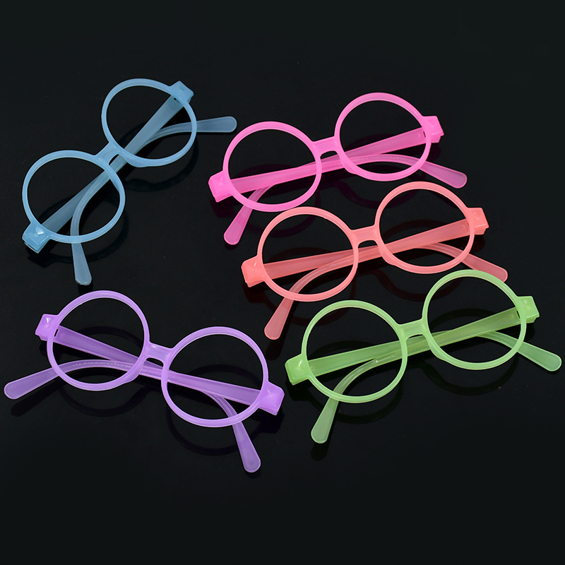 1/2/6/10 Pcs Luminous Glasses Glow Sunglasses With Light Neon Fluorescent Decorative Bar Party Adult Kids Birthday Props