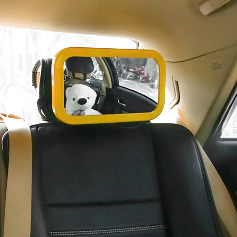 Grand miroir incassable de sécurité de voiture de siège d'enfant de bébé de vue Large réglable arrière