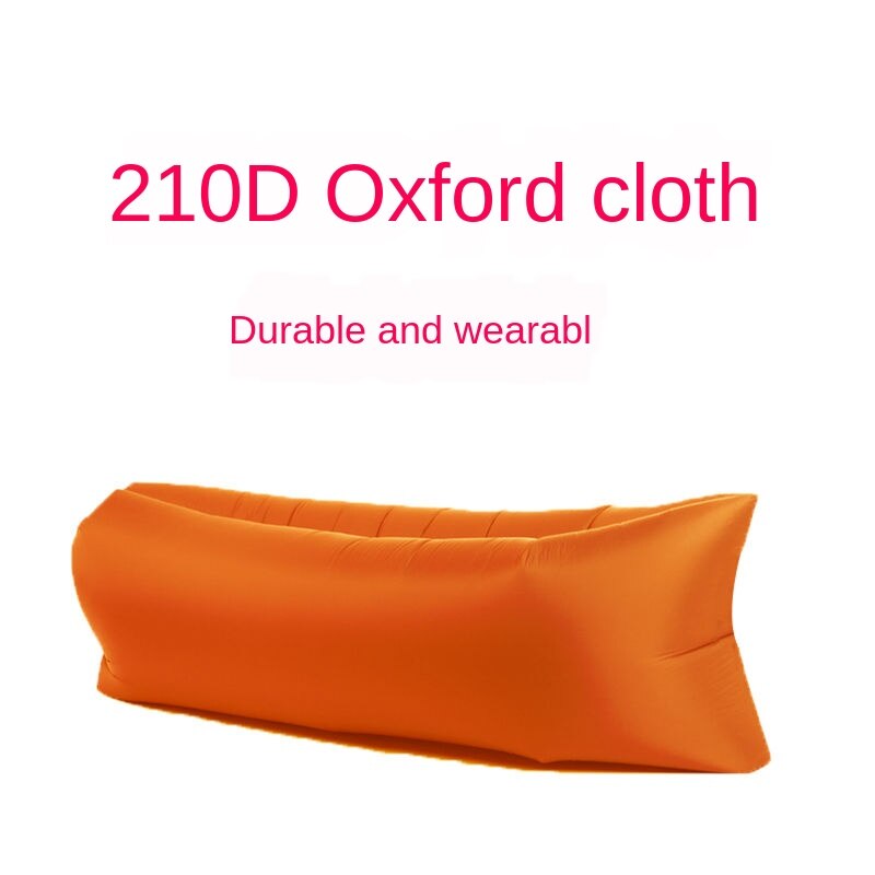 Outdoor inflatable bed Inflatable sofa Inflatable mattress Lazy sofa Portable sofa Beach lounger: black