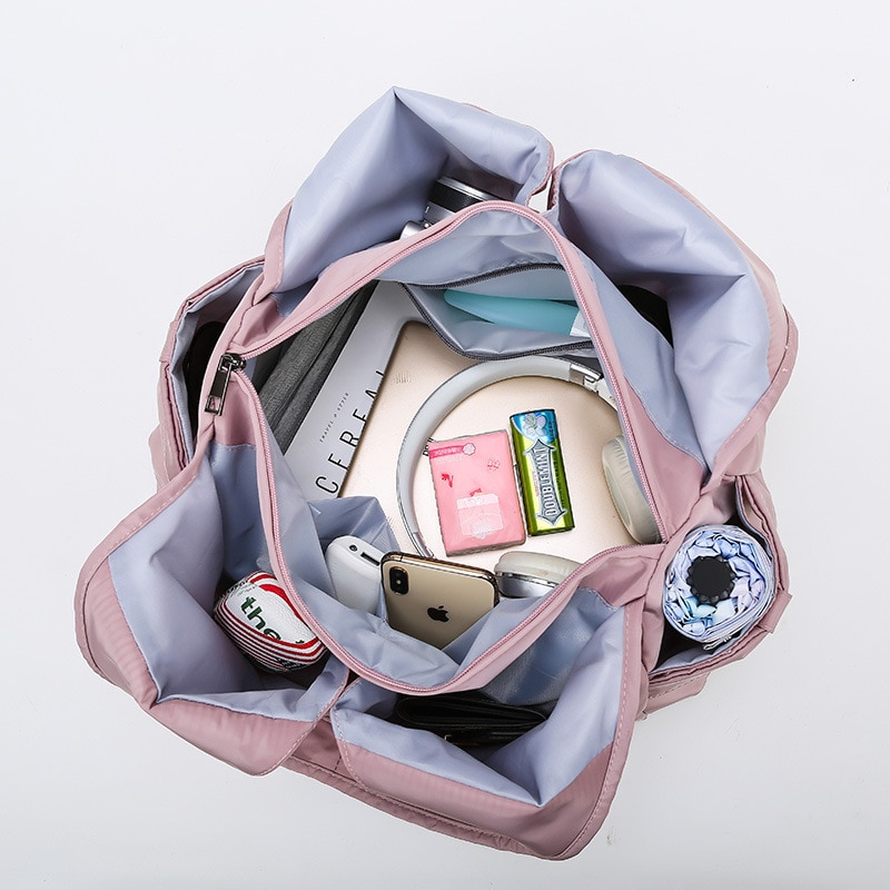 S.IKRR maletas de viaje bolsos grandes Weekender-bolsa de viaje para mujer, bolsa de equipaje de gran capacidad, separación de ropa seca y húmeda, deportiva, para gimnasio, bolso de lona para natación