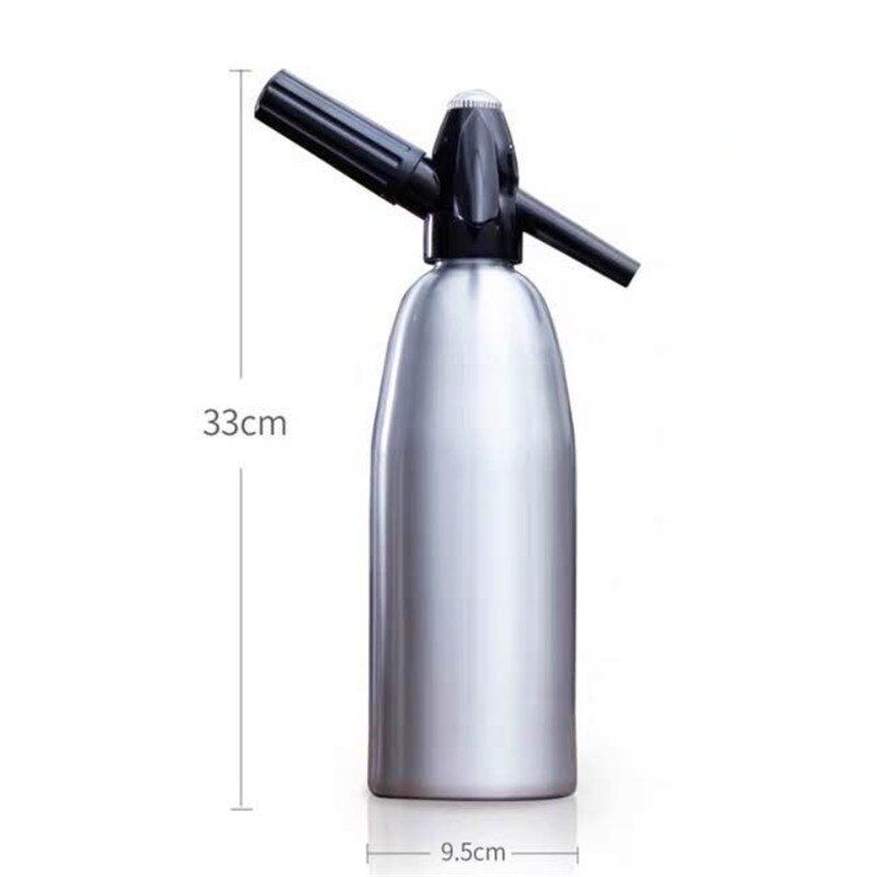 Sifón de Soda para el hogar, máquina dispensadora de agua de aluminio, Bar, herramientas DIY, 1L