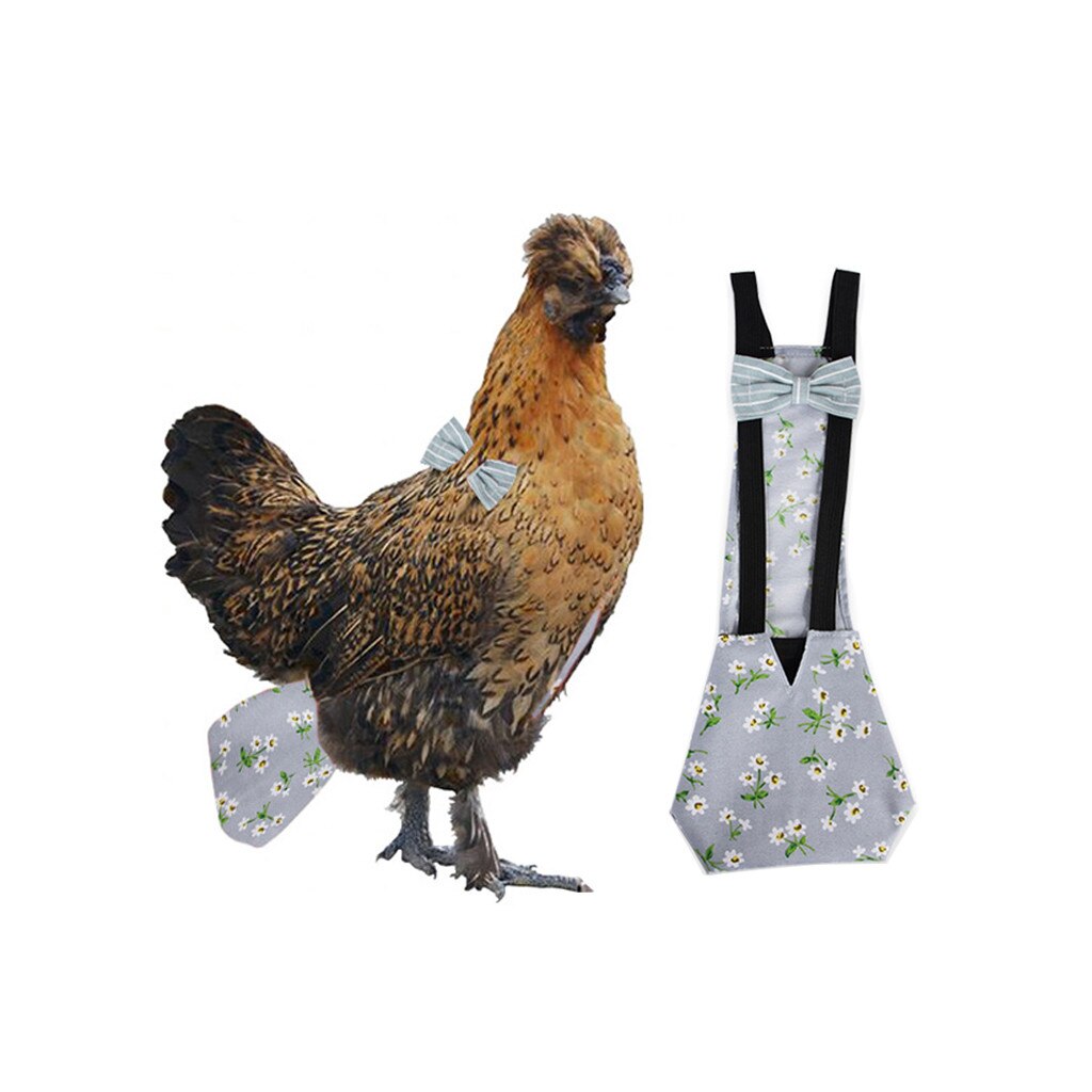 3 Sizes Farm Pet Goose Duck Chicken Poultry Adjustable Cloth Diaper Pet Physiological pant For Chicken and duck