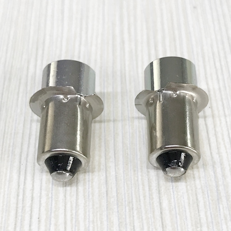 1w P13.5s 3v 3.7v (3.4-4.2 v) 4.5v 6v 7v 9v 12v 15v lampe de poche LED ampoules de torche avec épister puces lampe de poche LED ampoule 1watt