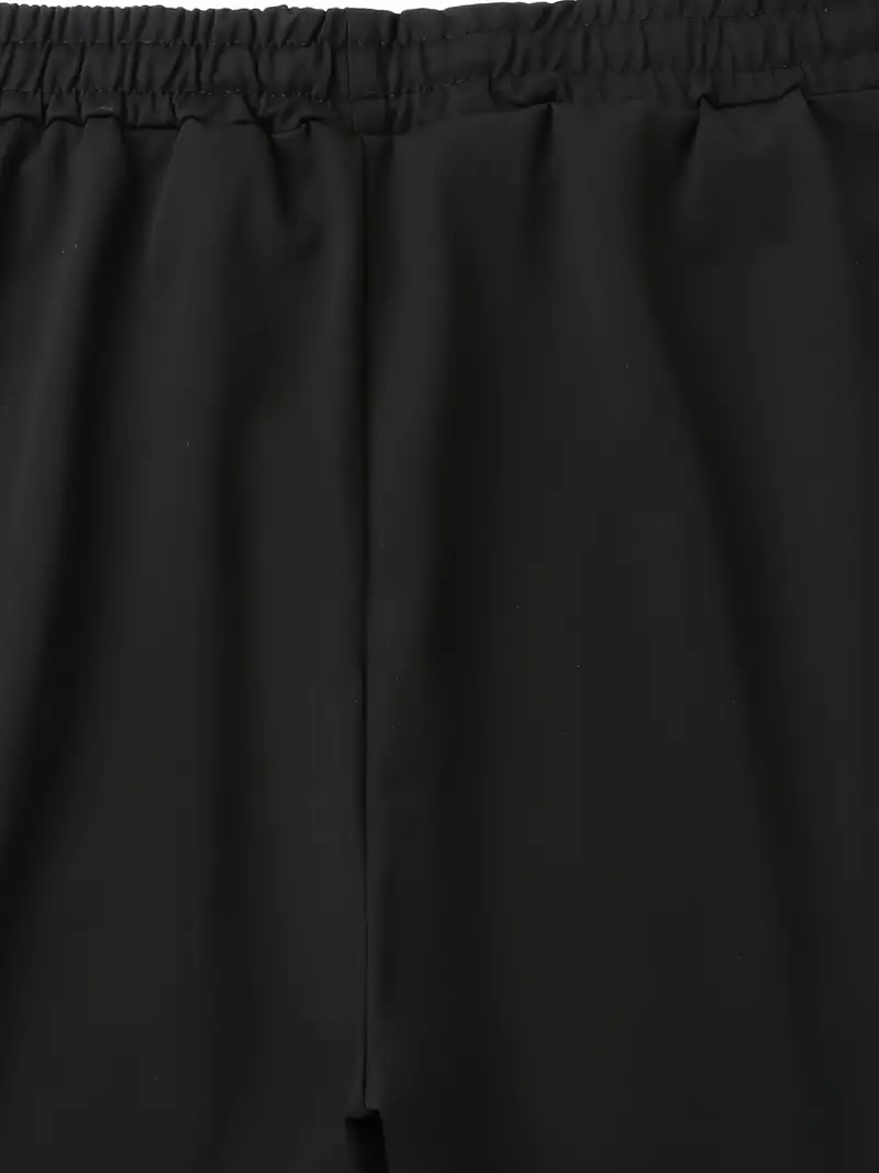Herr sweatshirts joggingbyxor herr casualbyxor herr snygga färgblock dragkedjefickor dragsko sport skinny byxor byxor