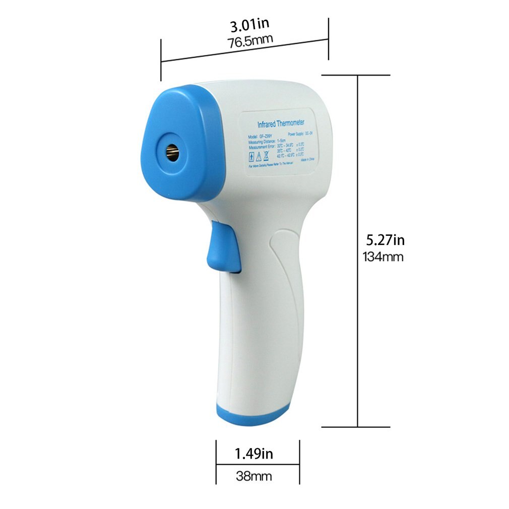Electronic Infrared Non-Contact Human Body Thermometer High Precision Hand Held Forehead Thermometer