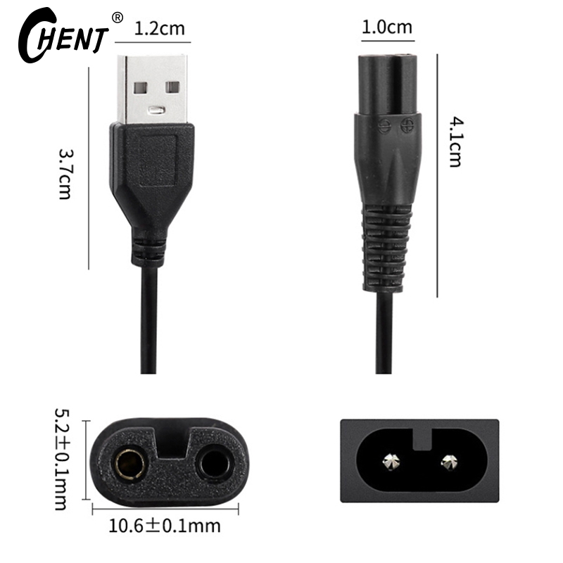 Charger Cable Compatible with Meridian Grooming Electric Shaver Trimmer Replacement Charging Cable Power Cord Supply Adapter