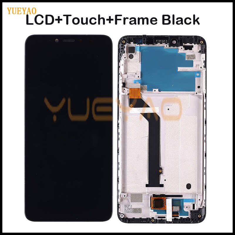 Nuovo Per Xiaomi Redmi Nota 5 Pro Display LCD Pannello Dello Schermo di Tocco di Prova Buona Digitizer Assembly di Ricambio Per Xiaomi Redmi nota 5: LCD WithFrame Black