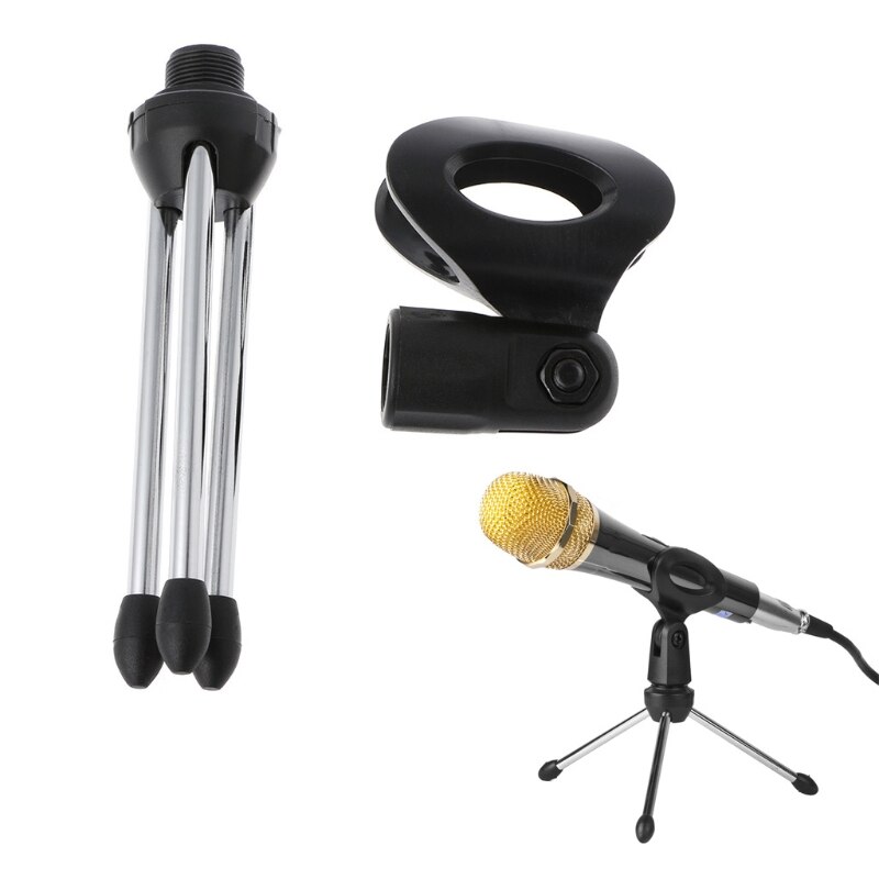 Trépied De Table Pour Micro – Support Réglable Pliable, Compatible Micro Main, Stable, Portable