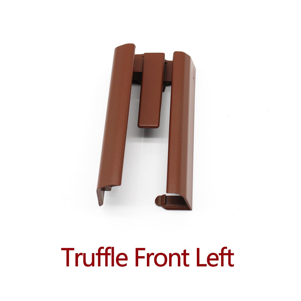 Interior Car Seat Sliding Track Rail Cover Replacement For BMW 5 Series G30 G31 G38: Truffle Front Left