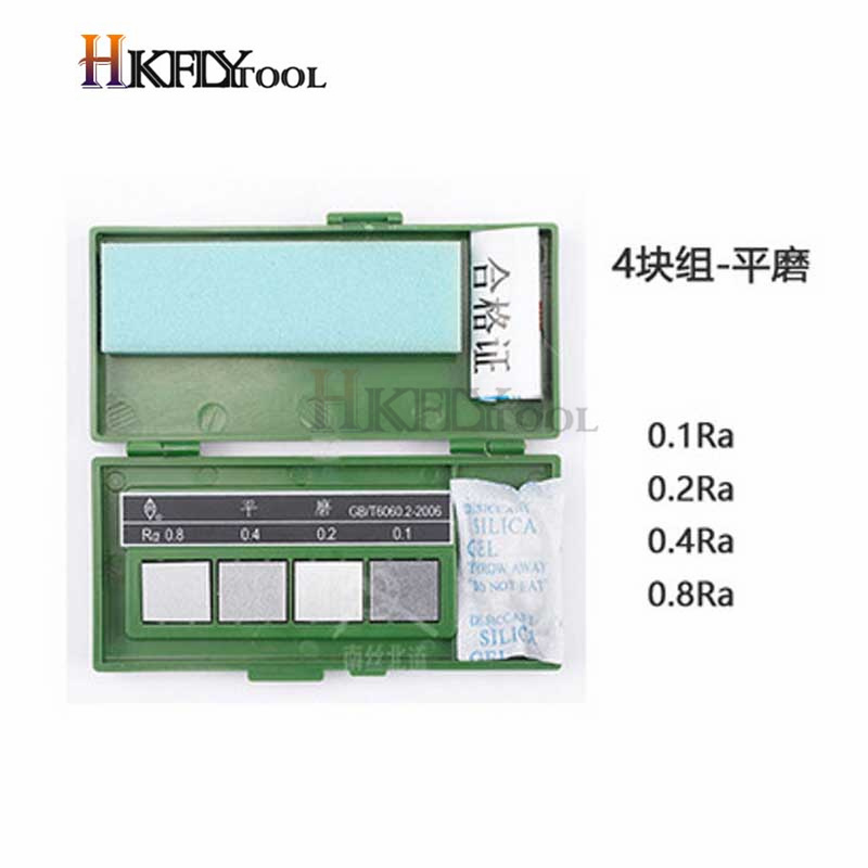Oppervlakteruwheid Vergelijking Sample Blok Notebook Sample 30 Blokken Ra0.05-12.5Mm Ruwheid Sample Blok Gauge: RA 0.1-0.8 Hirama