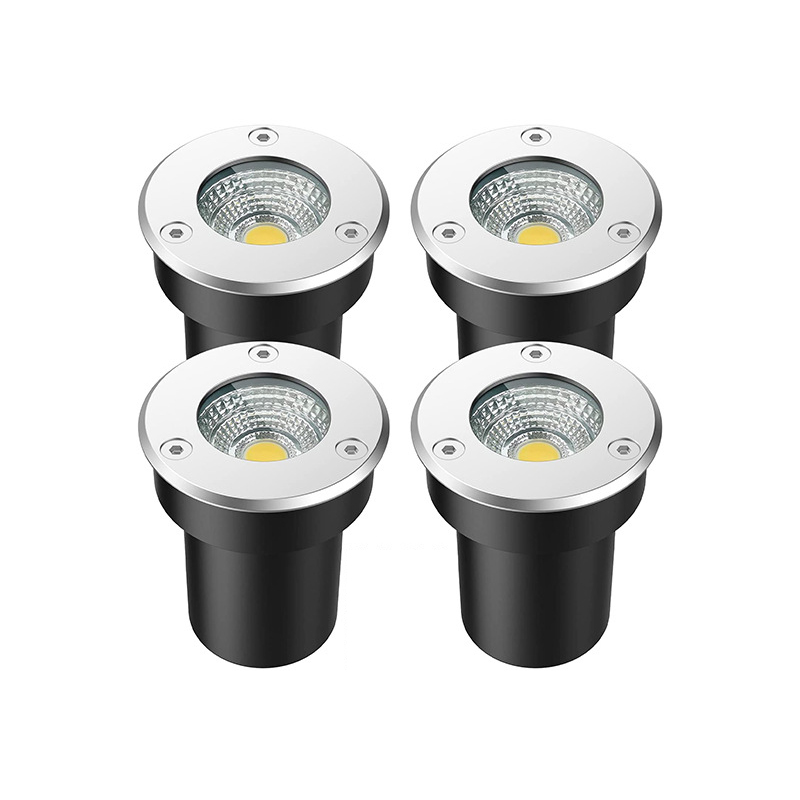Ip67 vattentäta led-trädgårdsbelysning markbelysning 5w 10w 15w nedgrävd belysning trädgårdsgång golvbelysning 220v 110v dc12v