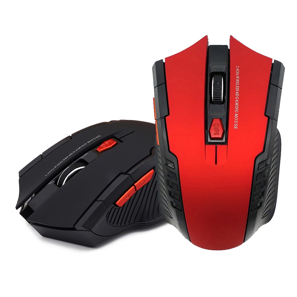 Draadloze usb muis 2000 dpi instelbare usb 2.0 ontvanger optische computermuis 2.4 ghz ergonomische muis voor laptop pc