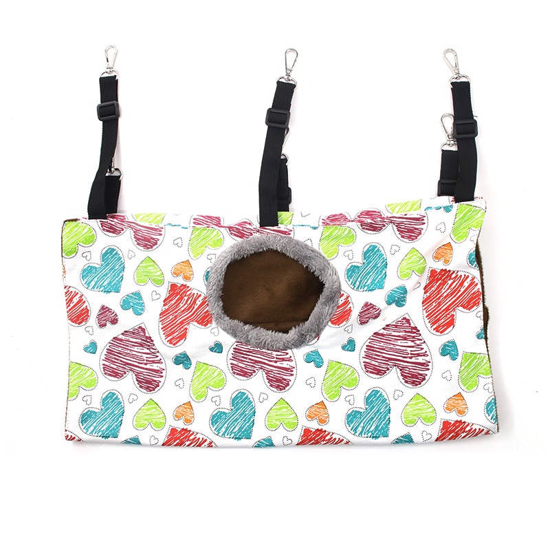 Canvas zachte gat hamsterkooi schattige fleece kattenhangmat kattenhuis slaapmat lage prijs binnenbedden kattenkooien