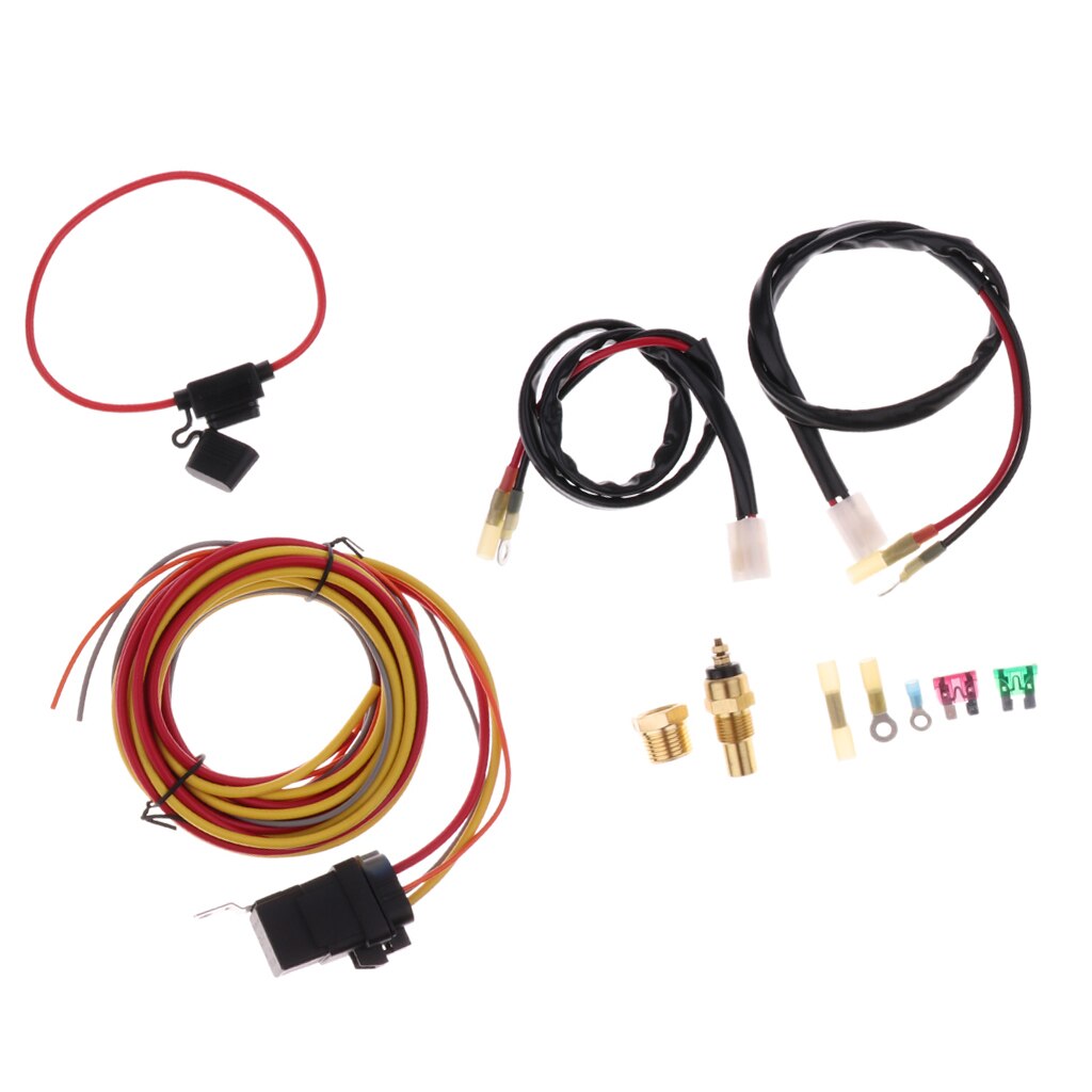 Brand Durable Electric Cooling Fan Wiring Install Kit 50AMP Relay