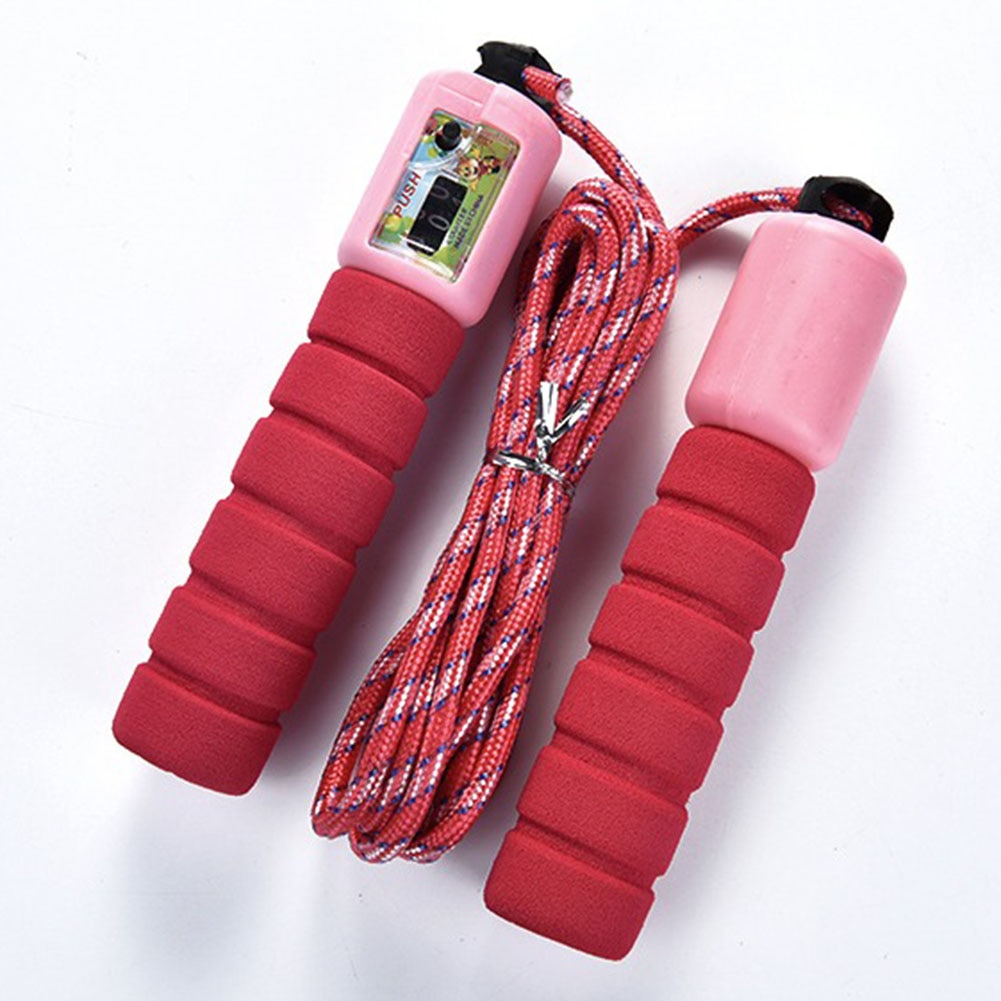Jump Ropes with Counter Sports Fitness Adjustable Fast Speed Counting Crossfit Jump Skipping Rope