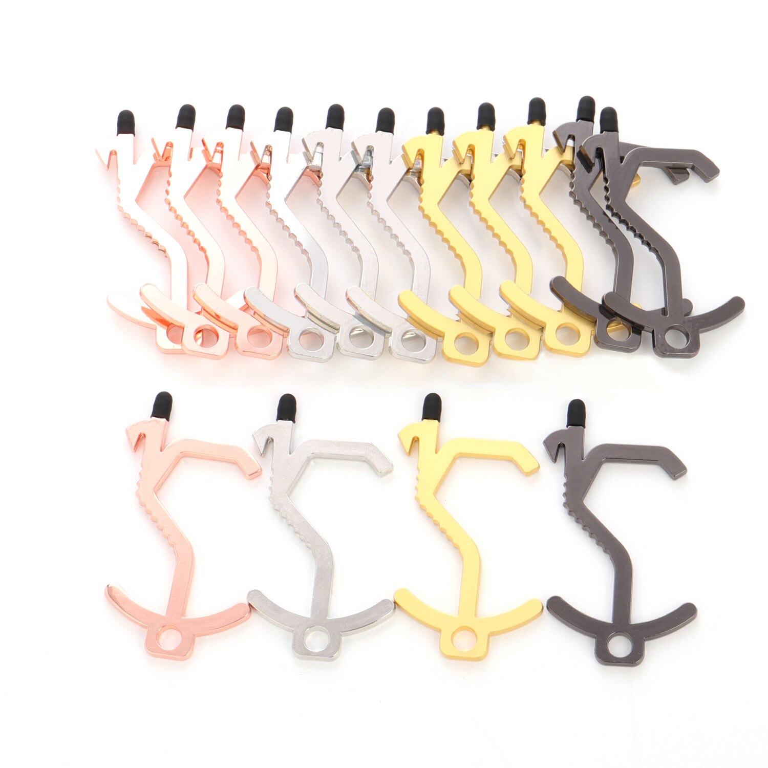 Non-Contact Door Opening Press Elevator Keychain Useful Product Alloy Safe Health Non-Contact Anti-Virus EDC Door Opener