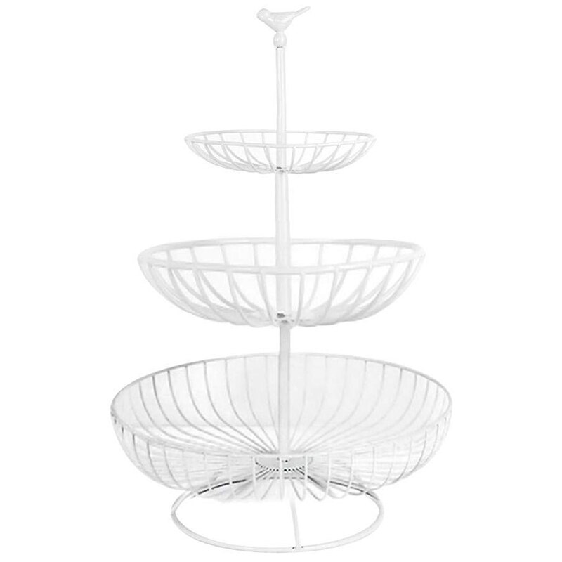 Fruitschaal Fruitschaal, Fruitschaal Metalen Fruitmand, Fruitschaal, Keramische Gedroogde Fruitschaal, Noten Berry Display Stand, Snacks Snoep Opbergvak for Thuis Woonkamer Decoratie/B Lade (Kleur: A