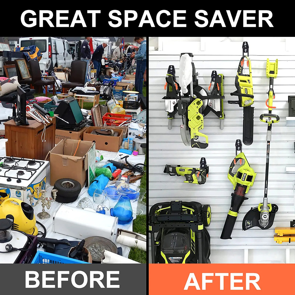 1/10PC Heavy Duty Metal Hook Garage Organizer Wall Mount Bicycle Hanger Hooks Anti-slip Storage Hook Garage Storage Tool