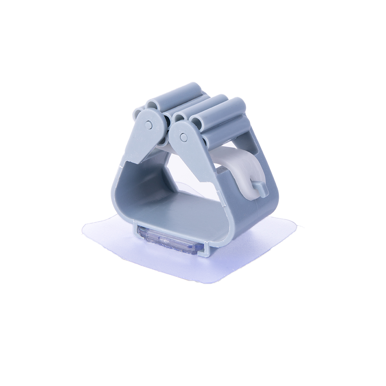 Moppeholder selvklebende kostestativ veggmontert moppestøtte feiebørstekrok oppbevaringsorganisator dårlig kjøkkenutstyr: Lysegrønn