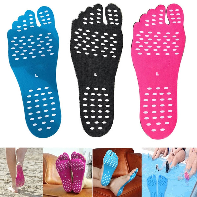 1 Pair Foot Stickers Shoes Stick on Soles Sticky Pads Waterproof Hypoallergenic Adhesive Non-slip Feet Pad Foot Care Tools