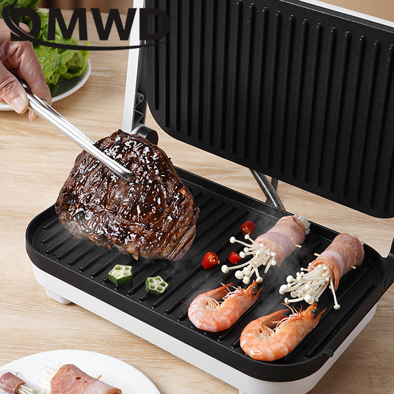 Dmwd Elektrische Steak Machine Multi Functionele Sandwich Muffin Maker Ontbijt Hamburger Panini Machine Omelet Fornuis Koekenpan