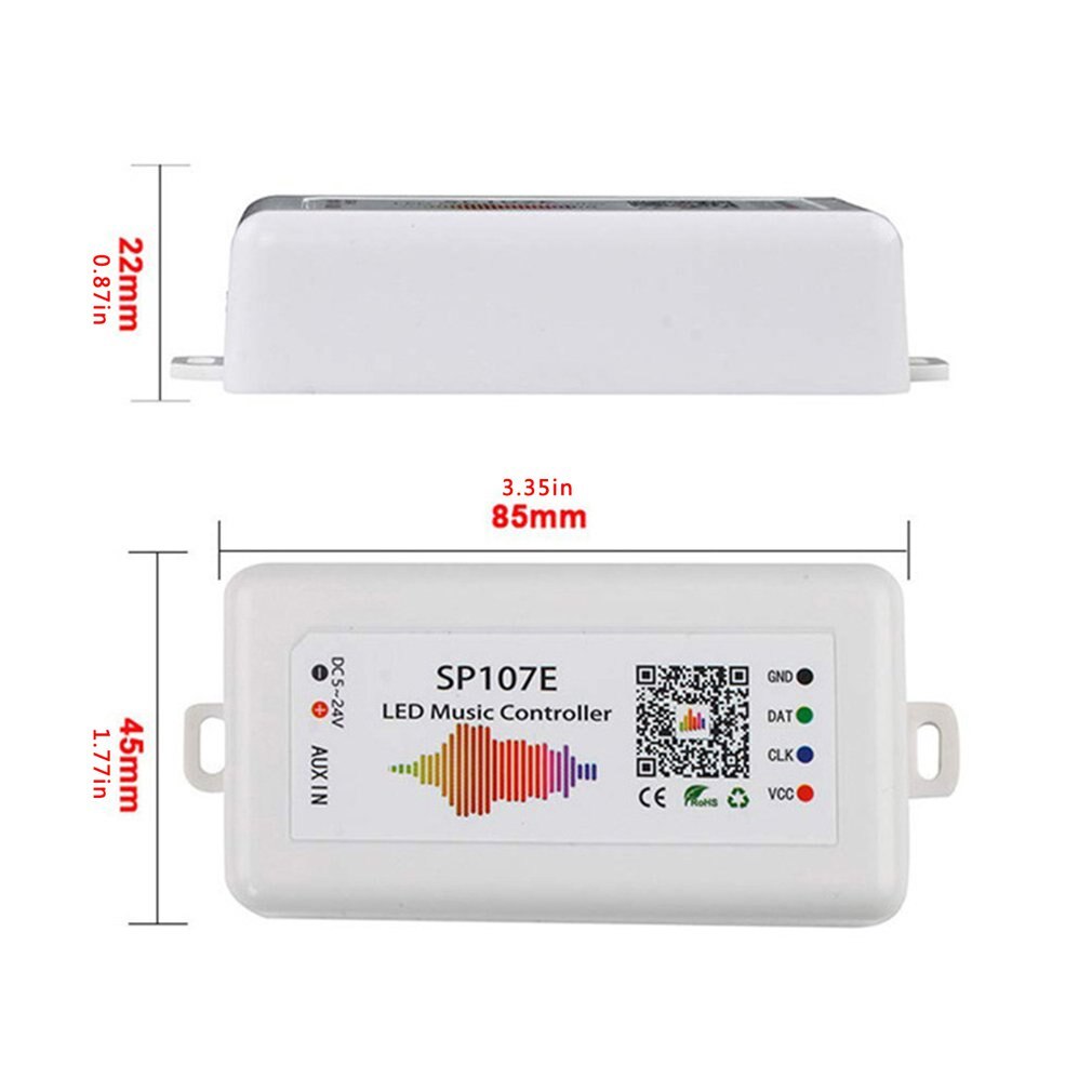 Led Strip Light Controller Bluetooth SP105E SP110E Wifi SP108E SP501E Music SP107E SP601E WS2811 SK6812 Lights DC5V-24V
