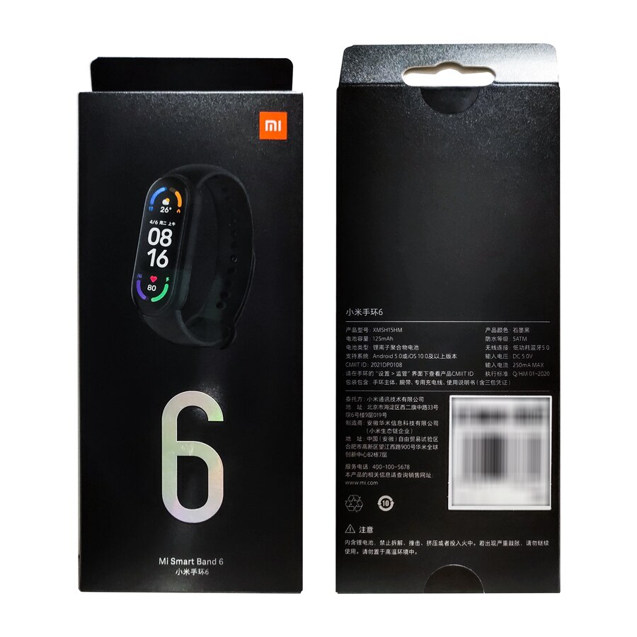 Globalna wersja Xiaomi Mi Band 6 Smart Bracelet5 kolor 1.56 &quot;ekran AMOLED Fitness tętno wodoodporny wielojęzyczny Miband 6