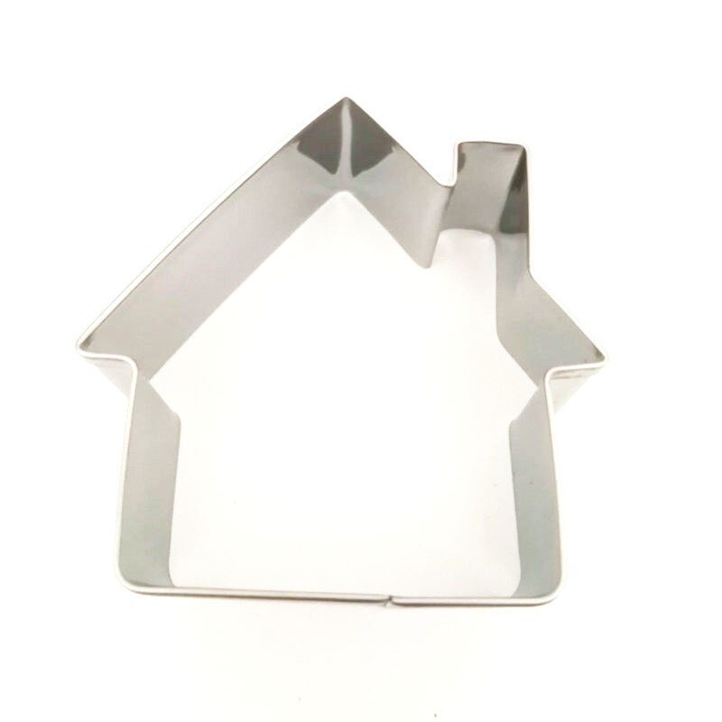 Kerst Huis Cookie Cutter Rvs Biscuit Cutter Cookie Mold Cake Decorating Gereedschap