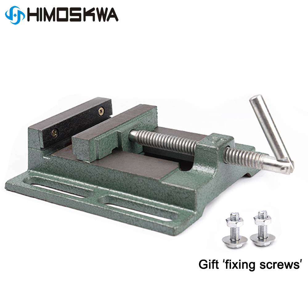 Woodworking Drilling Simple Machine Vise Pliers Table A Flat Nose Clamp Drill Table Vise 3 Inch