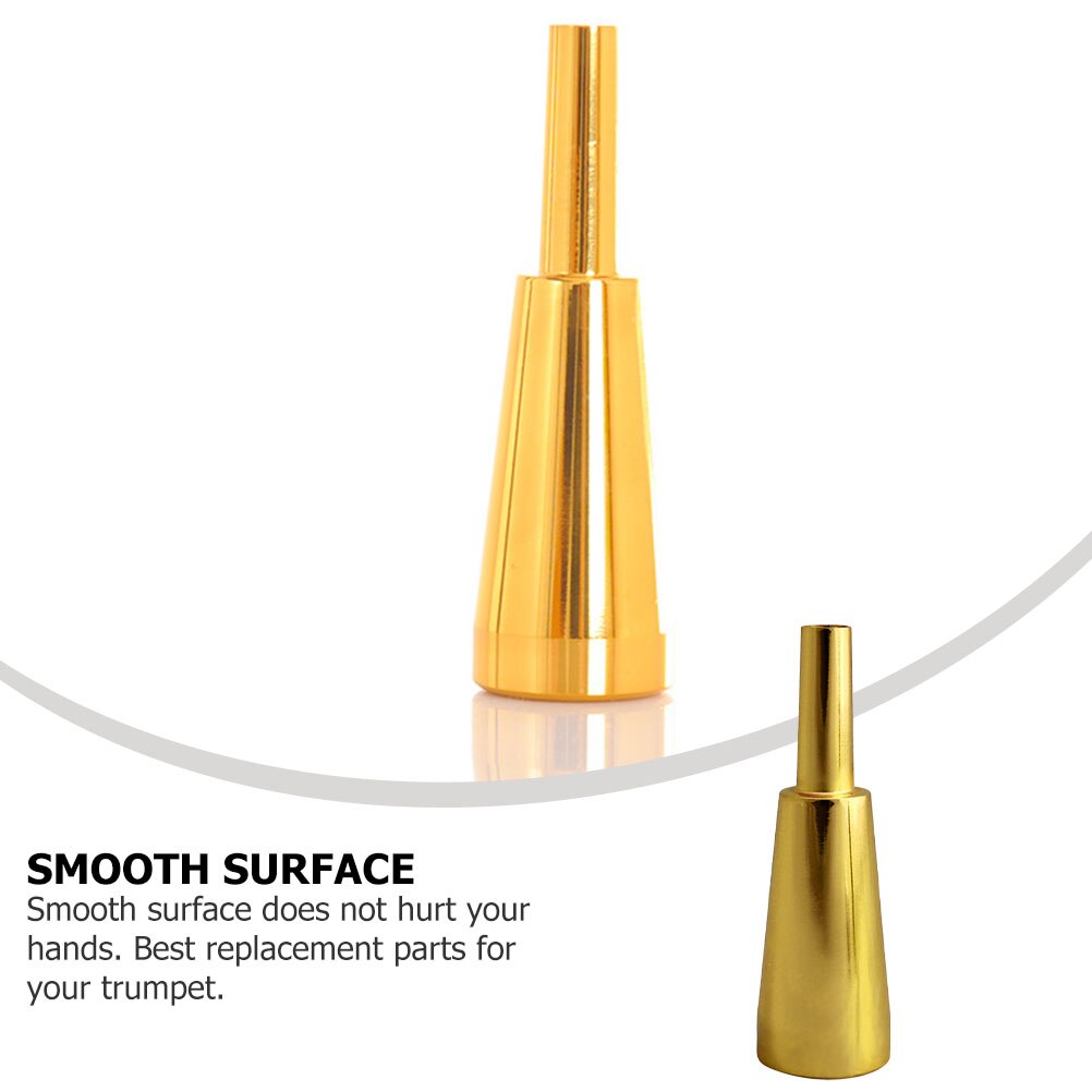 American Style Trumpet Mouthpiece Heavy Type Golden Instrument Mouthpiece